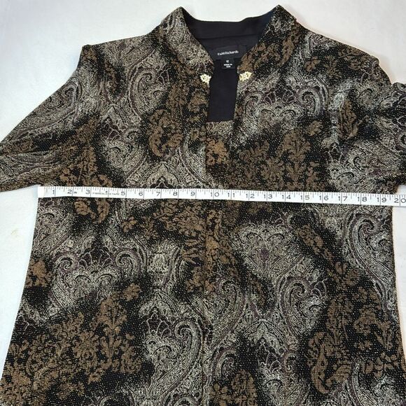 R&M Richard’s Metallic Blouse, size 12 - Picture 4 of 7